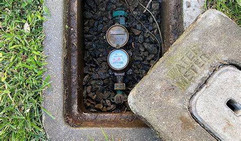 water in electric meter box|water meter box near me.